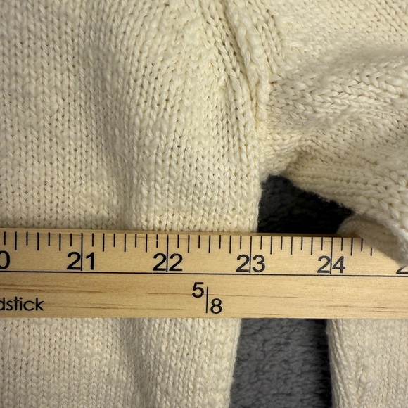 Orvis preowned turtleneck sweater XL cream - Picture 9 of 11